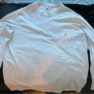 Lee Long Sleeve T-Shirt - Gray